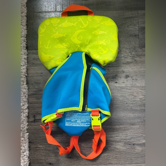 Stearns Puddle Jumper Kids Life Jacket - Green and Blue - Picture 3 of 3
